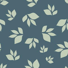 Cute beige autumn leaves