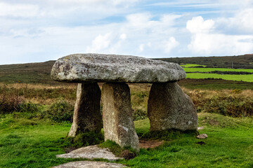 Lanyon Quoit - dolmen in Cornwall, England, United Kingdom