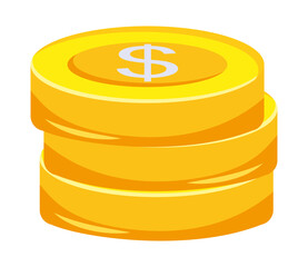 stack of money coins
