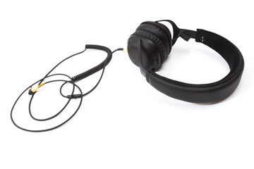 headphones isolated on white background .