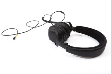 headphones isolated on white background .