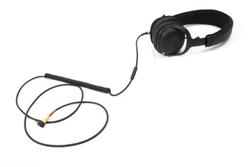 headphones isolated on white background .