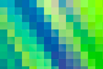 Diagonal saturated blue and green pixels
