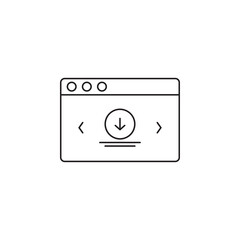 download ux wireframe icon outline eps