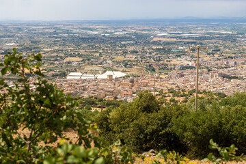 



Panoramic Spots of the City from above in Comiso, Province of Ragusa, Ita
