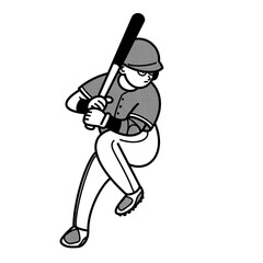 野球選手　baseball player 