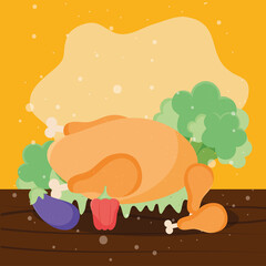 turkey and vegetables