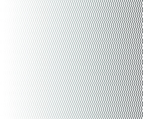 Wave line and wavy zigzag pattern lines. Abstract wave geometric texture halftone. Chevrons wallpaper. Digital paper for page fills, web designing, textile print. Vector art.