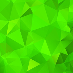 Abstract Green Color Polygon Background Design, Abstract Geometric Origami Style With Gradient