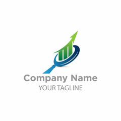 Fundraising Finance And Accounting Logo Design, Excellent Business Logo Template Elements.