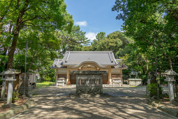 Naklejka premium 漆部神社