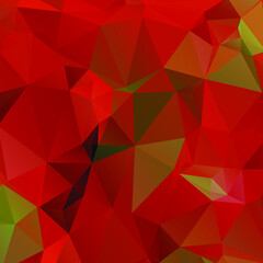 Abstract Red Color Polygon Background Design, Abstract Geometric Origami Style With Gradient