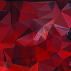 Abstract Red Color Polygon Background Design, Abstract Geometric Origami Style With Gradient