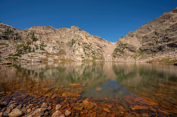 Fototapeta na wymiar Wonderland Lake in Rocky Mountain National Park