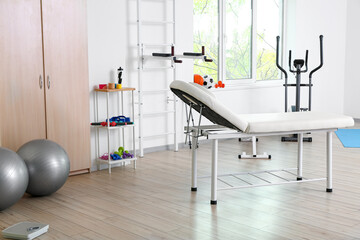 Workplace of physiotherapist in rehabilitation center