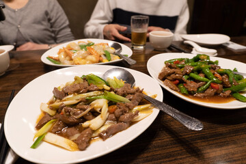 meat with vegetables