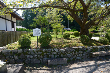 橘寺　蓮華塚　奈良県明日香村