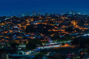 Fototapeta premium night view of the city