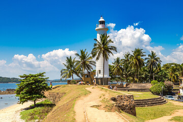 Lighthouse in Galle fort - obrazy, fototapety, plakaty