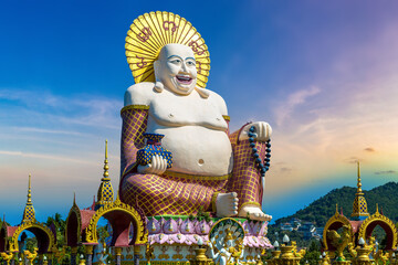 Giant happy buddha Samui