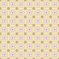 Abstract seamless pattern with various shapes. Geometric pattern for fabric. Textile background.