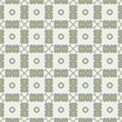 Abstract seamless pattern with various shapes. Geometric pattern for fabric. Textile background.