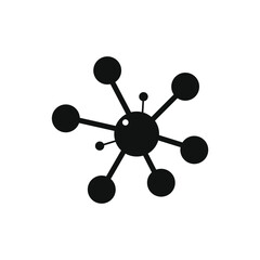 vector a molecule icon