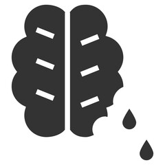 zombie brain icon