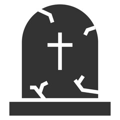 Fototapeta premium graveyard icon