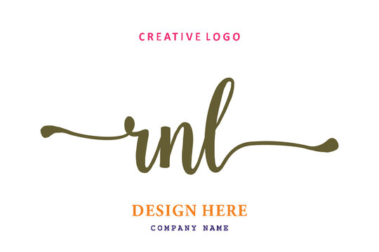 RNL lettering logo is simple, easy to understand and authoritative