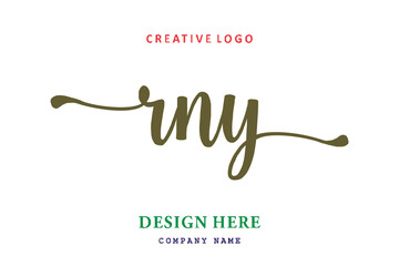 RNY lettering logo is simple, easy to understand and authoritative