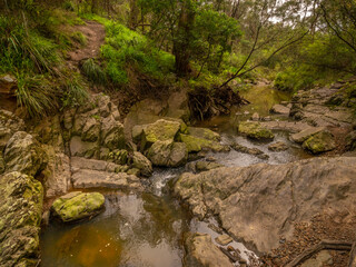 Obraz premium Down A Rocky Gully 