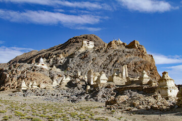 Fototapeta na wymiar Palace of Zangla in Zanskar valley, Zanskar, Ladakh India
