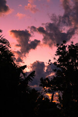 C&eacute;u ao entardecer