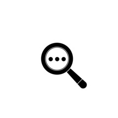 Search results icon isolated on white background