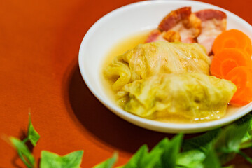 ロールキャベツ　洋食　家庭料理　【 食欲 の 秋 の イメージ 】