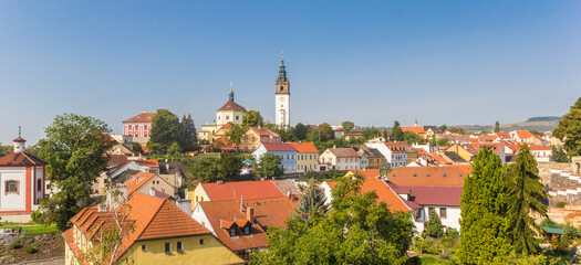 Panorama of the historic city Litomerice, Czech Republic, Czech Republic