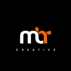 MBR Letter Initial Logo Design Template Vector Illustration