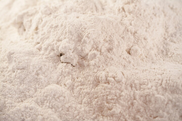 Fototapeta na wymiar Wheat flour close background
