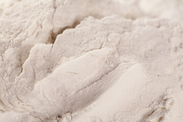 Wheat flour close background