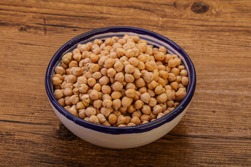 Vegan cuisine - Dry chickpea heap