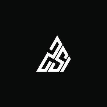 ZSI letter logo creative design. ZSI unique design
