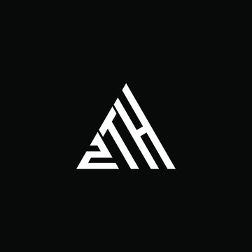 ZTH letter logo creative design. ZTH unique design
