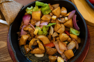 
Delicious roasted mushrooms with Yunnan cuisine