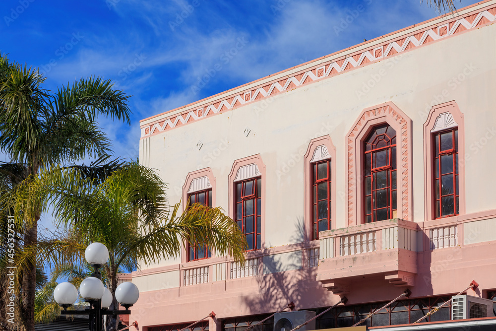 Wall mural 1930s art deco architecture in napier, the 