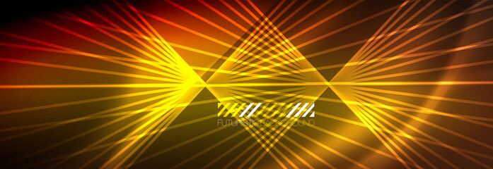 Neon dynamic beams vector abstract wallpaper background. Wallpaper background, design templates for business or technology presentations, internet posters or web brochure covers