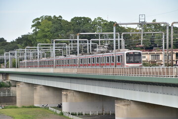 The view of Railway in Tokyo