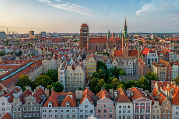 Old town of Gdańsk, Poland.	