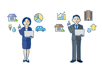 ライフプランナーのイメージイラスト