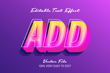 yellow pink glow text effect